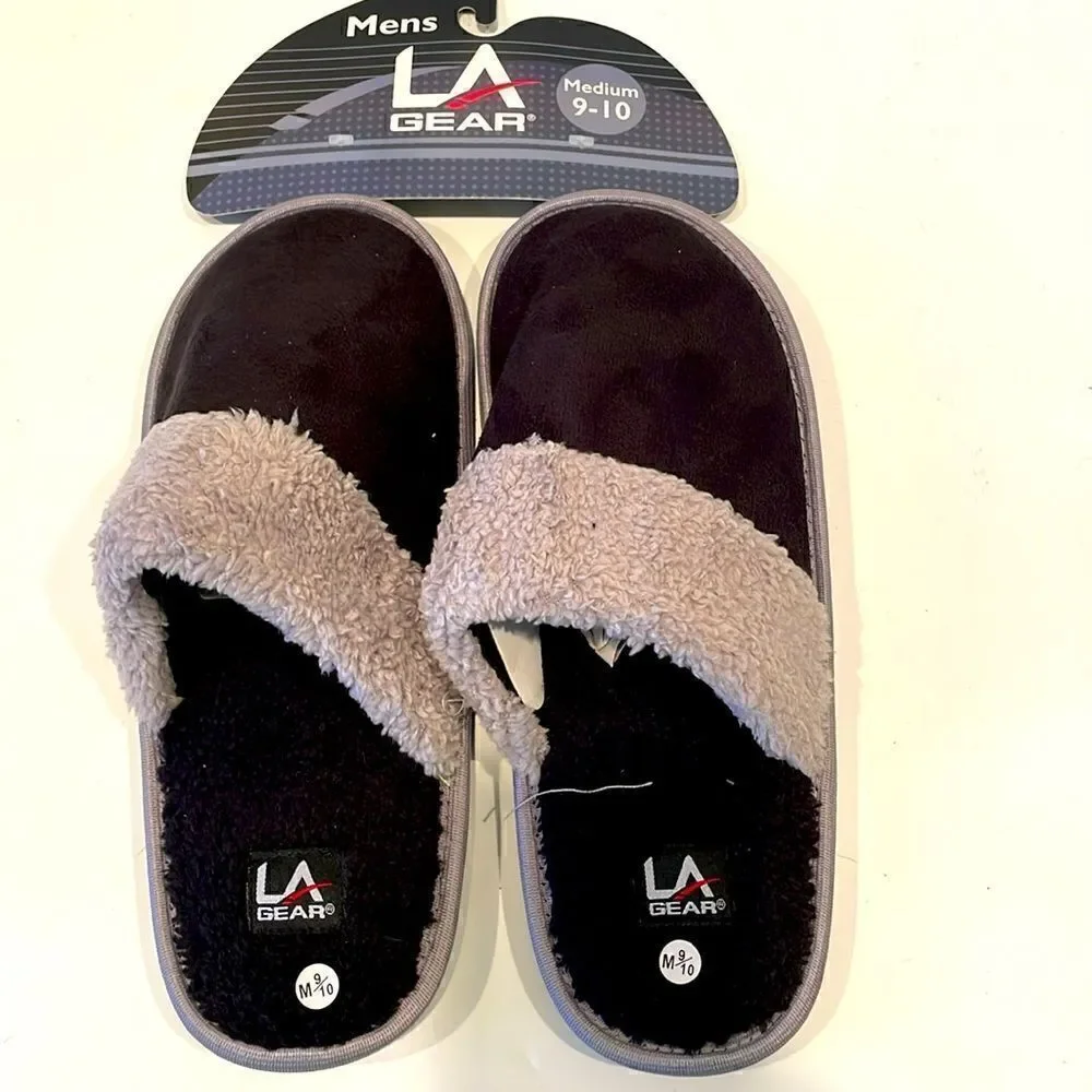 NWT LA Gear Men's Slippers Size 9/10